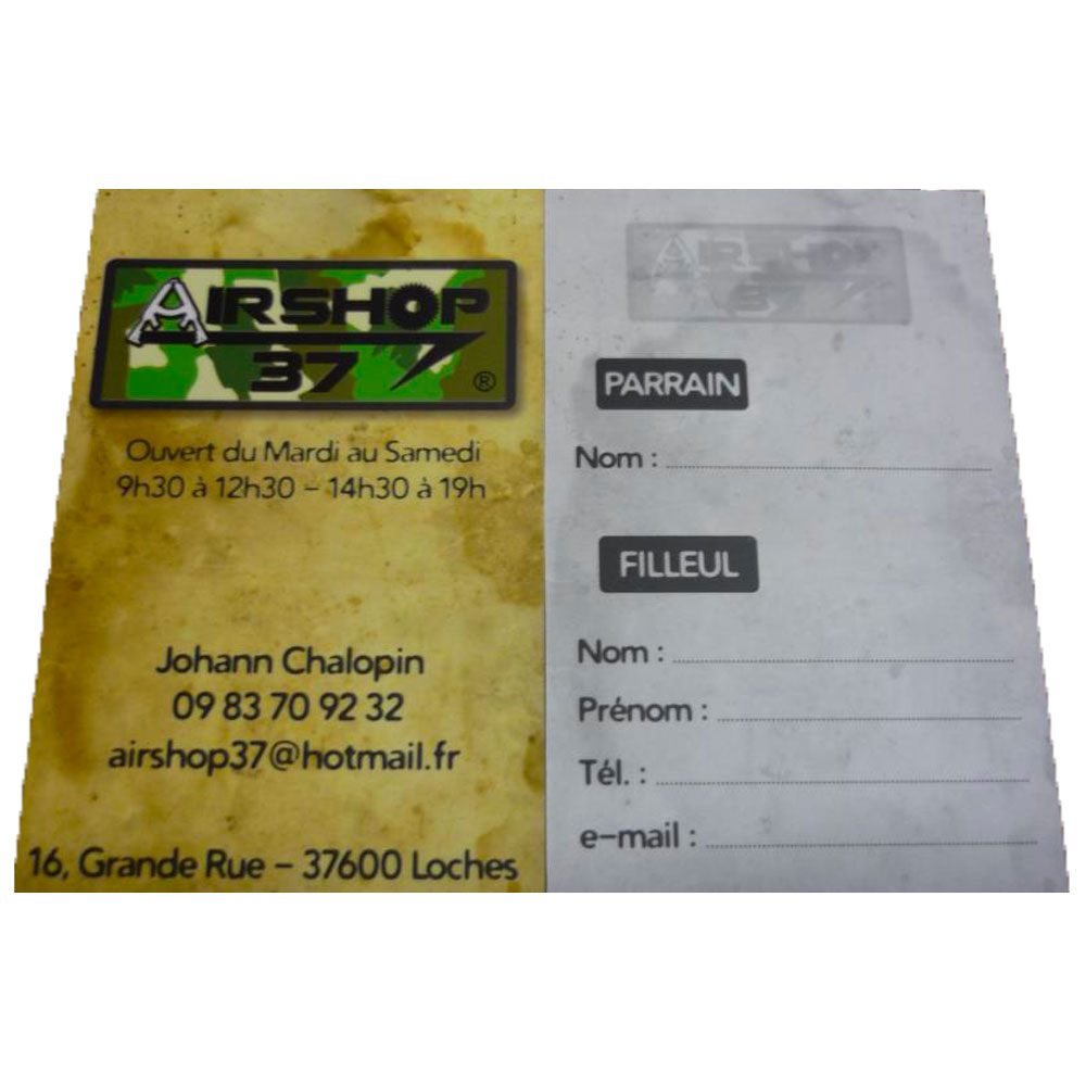 Carte parrainage